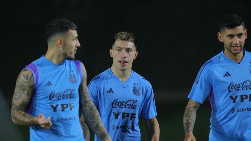 Lionel Messi entrenó con el resto de sus compañeros