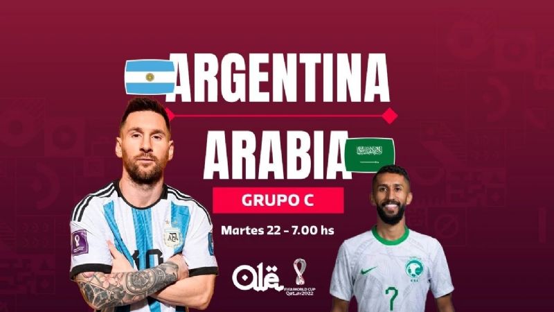 Argentina debuta en Qatar 2022, ante Arabia Saudita
