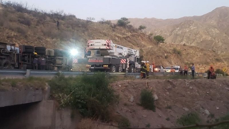 Se habilitó el tránsito por la cuesta de La Cébila