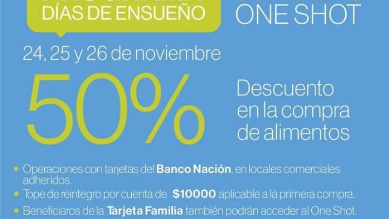Alimentos al 50 por ciento