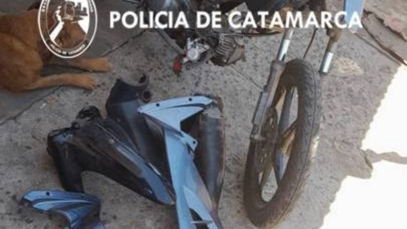 Secuestran tres motos tras allanamientos