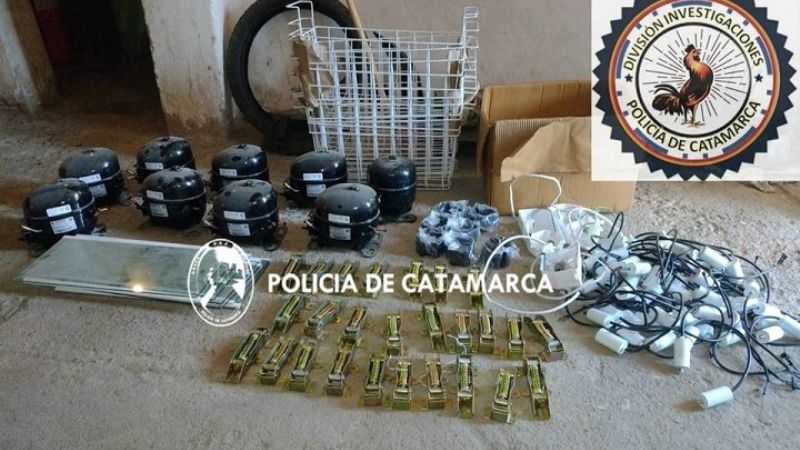 Recuperan gran cantidad de elementos sustraídos