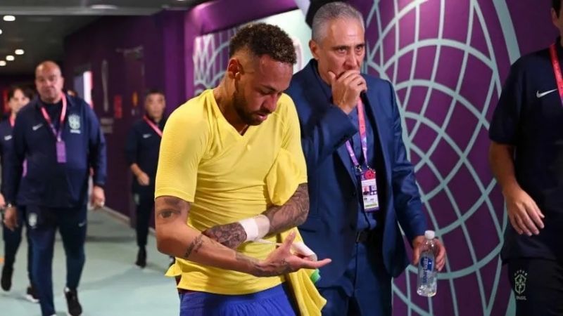Neymar, afuera de la Selección de Brasil hasta los 8vos.