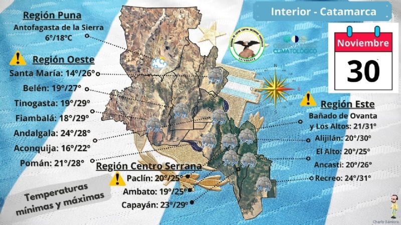 Tendencia del tiempo para lo que queda de la semana