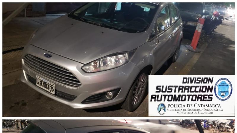 Recuperan un auto requerido por la Justicia en la Provincia de Santiago del Estero