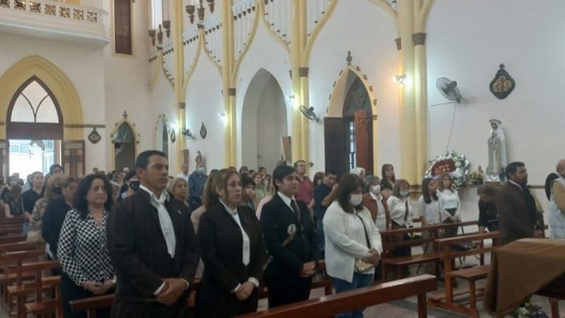 Un sentido último adiós le tributaron al padre Juan Orquera