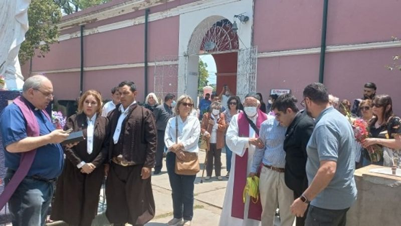 Un sentido último adiós le tributaron al padre Juan Orquera