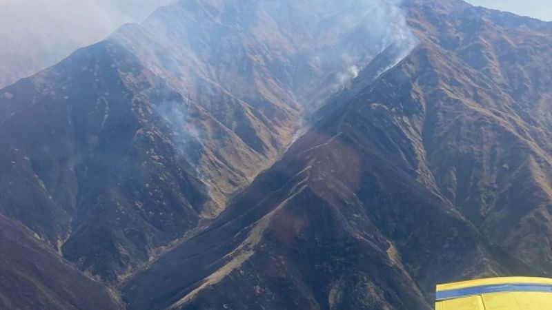 Así están los incendios forestales en la provincia