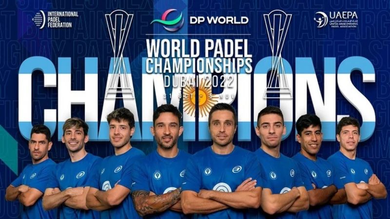 Argentina, con Tapia en el equipo, campeón del Mundial de pádel