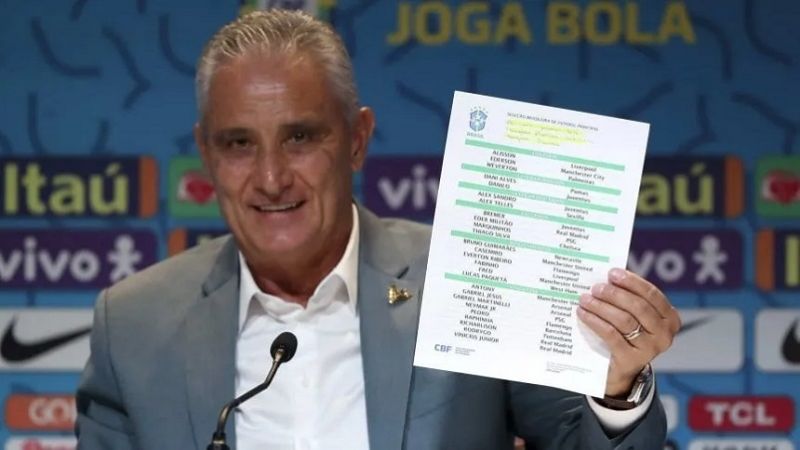 Brasil dio una lista con sorpresas, para el Mundial de Qatar 2022