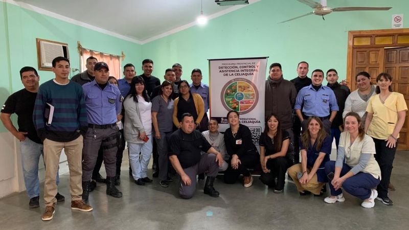 Charla sobre celiaquía en el Servicio Penitenciario