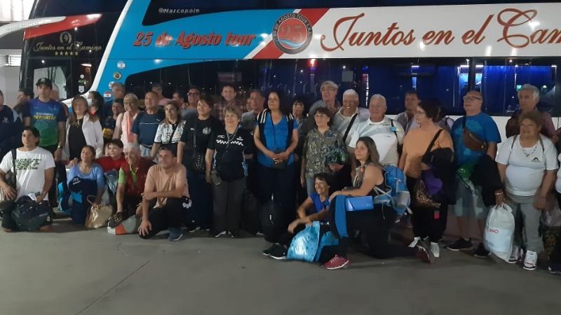 Adultos Mayores en la Final Nacional de los Juegos Evita