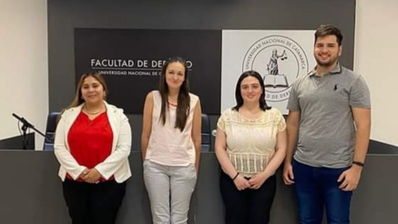 Estudiantes de Abogacía en competencia de derechos humanos