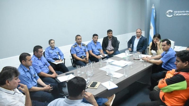 Reunión operativa de Seguridad por las fiestas marianas
