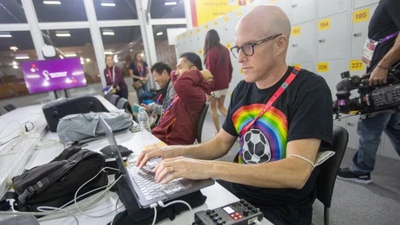 Conmoción por la muerte de un periodista en el Mundial