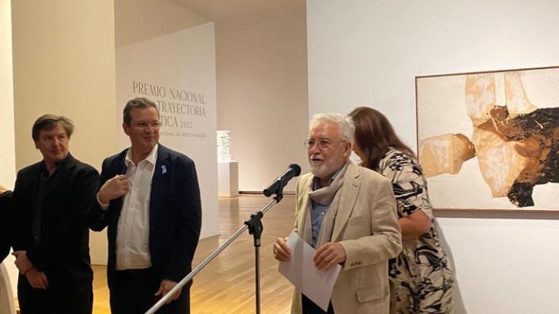 El artista santamariano Enrique Salvatierra recibió el Premio Nacional a la Trayectoria