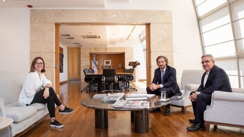 Jalil se reunió con el canciller Cafiero