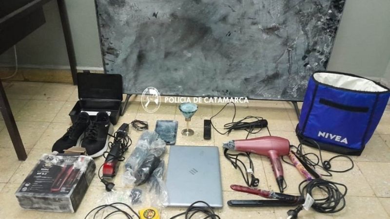 Recuperan elementos sustraídos