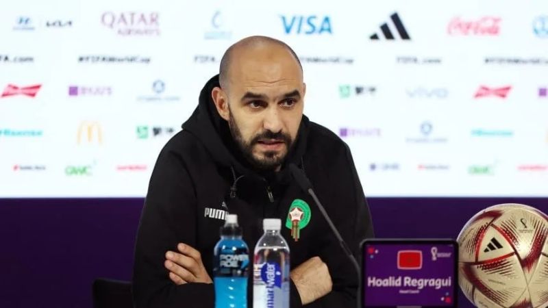 Regragui: "Nos daban un 0,01 %  en las apuestas y aquí estamos"