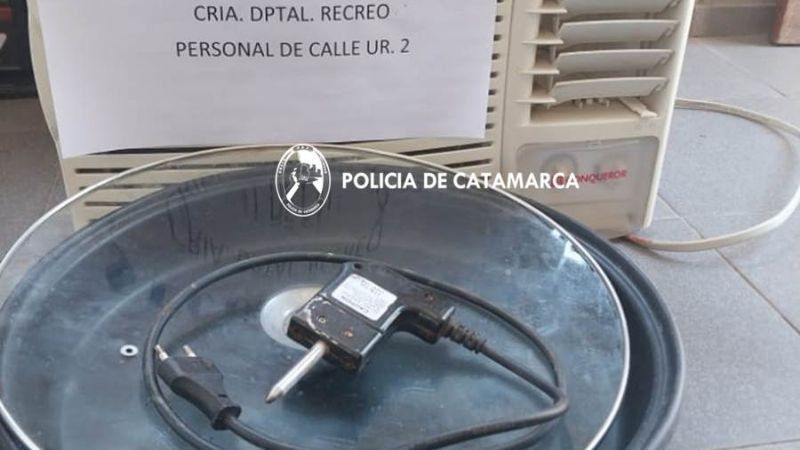 Se robaron un aire acondicionado