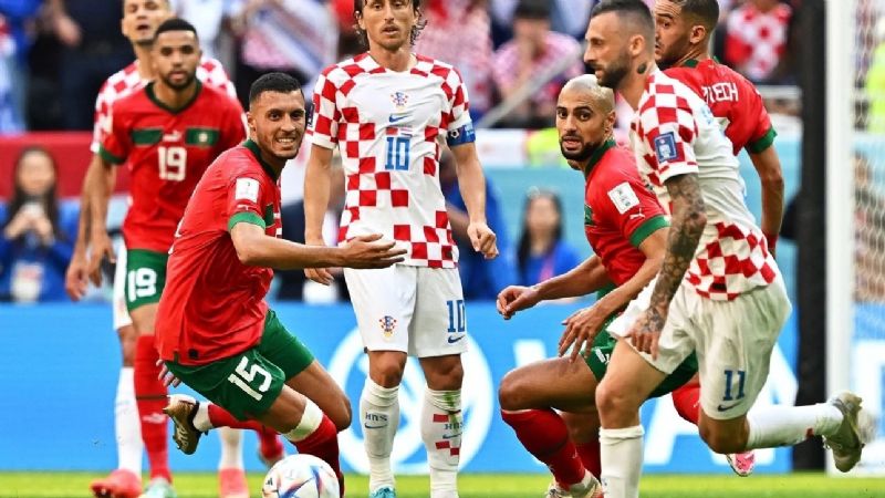 Croacia-Marruecos, por el 3er. puesto del Mundial