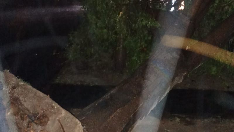 Se reportan severos daños por el temporal