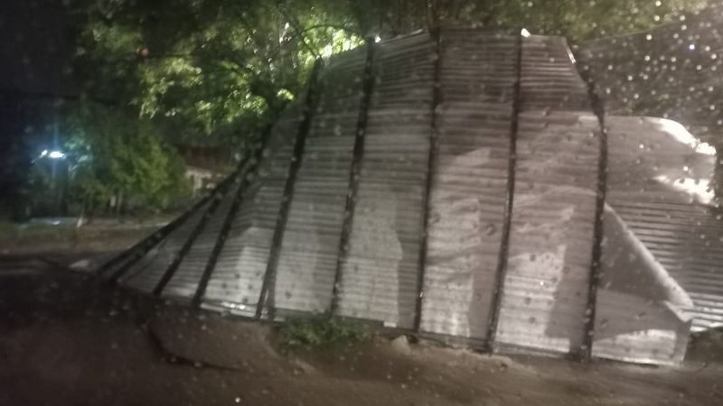 Se reportan severos daños por el temporal