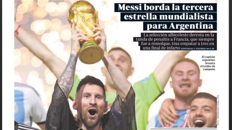 Repercusión mundial por el inolvidable título de Argentina