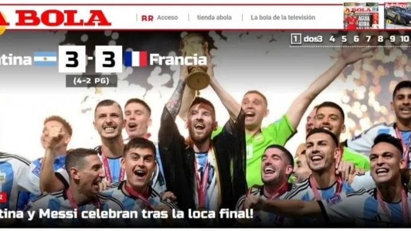 Repercusión mundial por el inolvidable título de Argentina