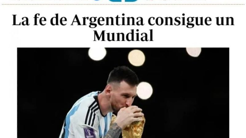 Repercusión mundial por el inolvidable título de Argentina