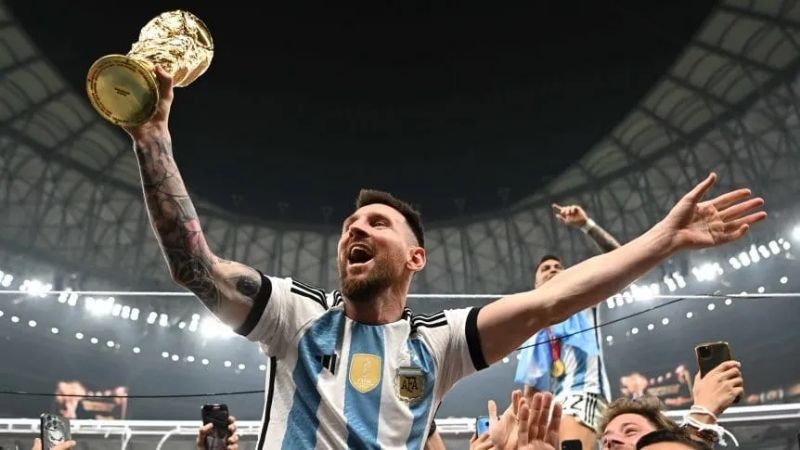 "Me faltaba esto, y acá está", dijo Messi