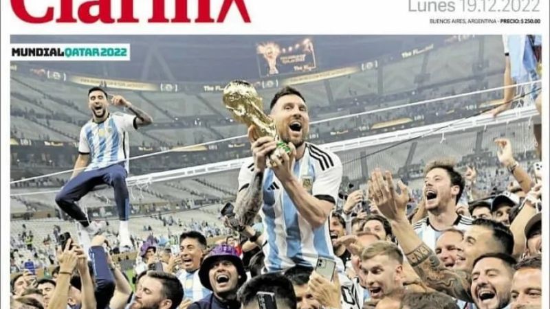 Los diarios argentinos dedicaron sus tapas al Campeón