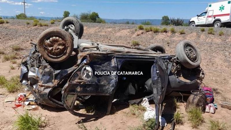 Vuelco en Capayán