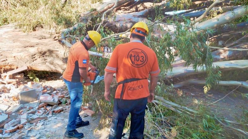 Continuan los trabajos luego del temporal