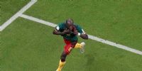 Aboubakar, el autor del gol de Camerún ante Brasil. 