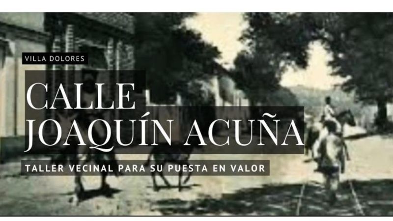 La UNCA invita a taller vecinal para la puesta en valor de la calle Joaquín Acuña