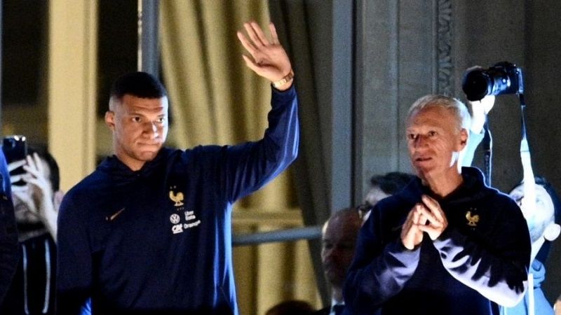 Los jugadores franceses tuvieron un cálido recibimiento