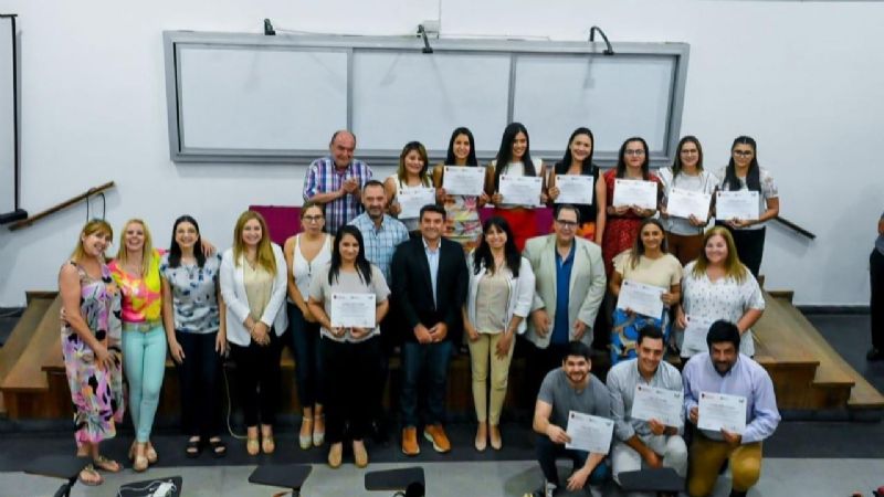 Cerraron cursos de capacitación a municipales de Fray Mamerto Esquiú