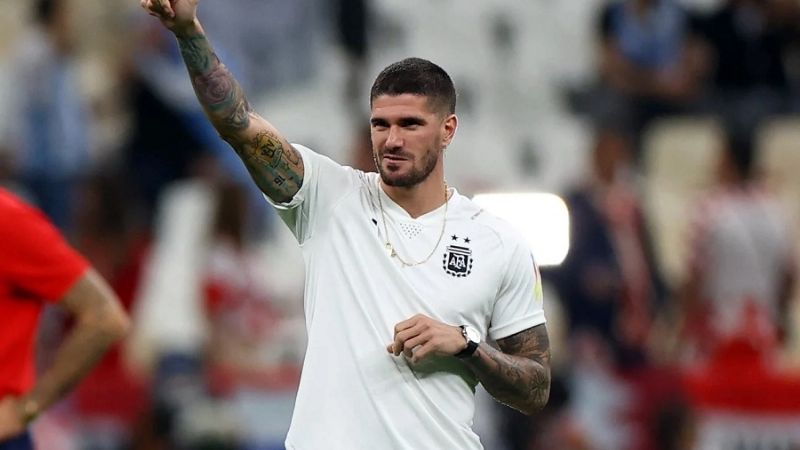 Rodrigo De Paul, elegido el más sexy del Mundial 2022