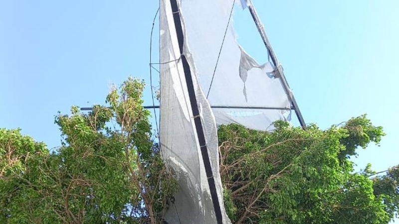 Una gran estructura puede causar terribles daños en pleno centro