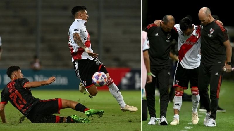 El peor regreso; Kranevitter sufrió fractura de tobillo