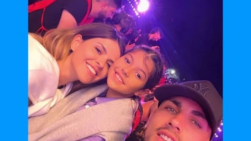 De Paul y Paredes celebraron en el show de Tini Stoessel