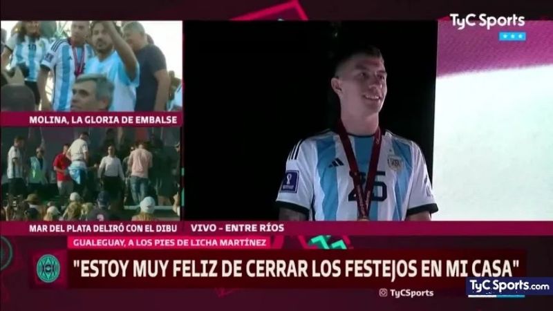 Gualeguay, rendido a los pies de Lisandro Martínez