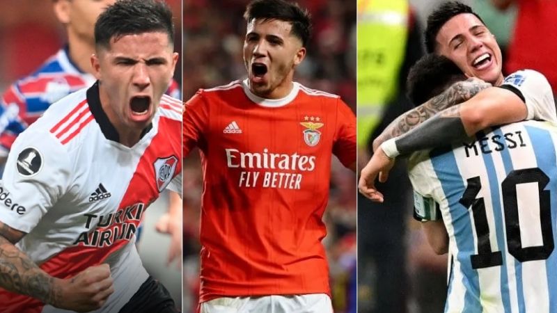 En cinco meses perfectos, Enzo Fernández saltó a Europa y al Mundial