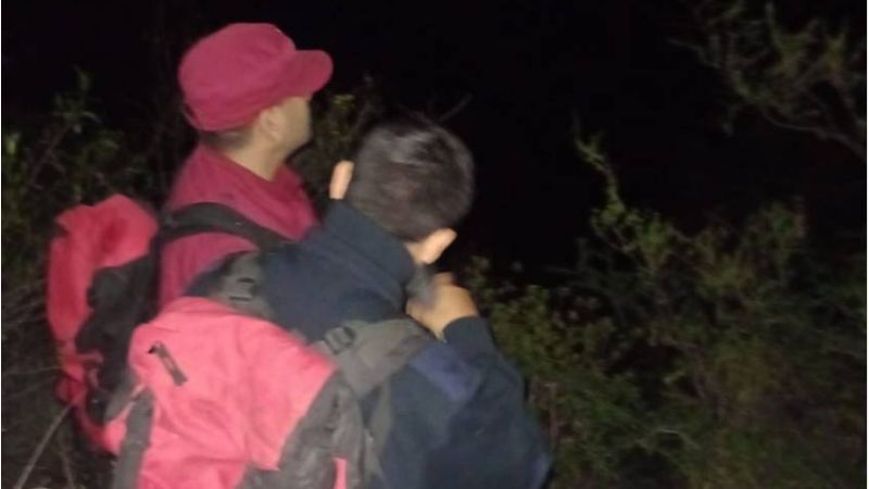 Se extraviaron en la lomadas de La Gruta