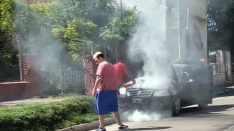 Se incendió un Bora