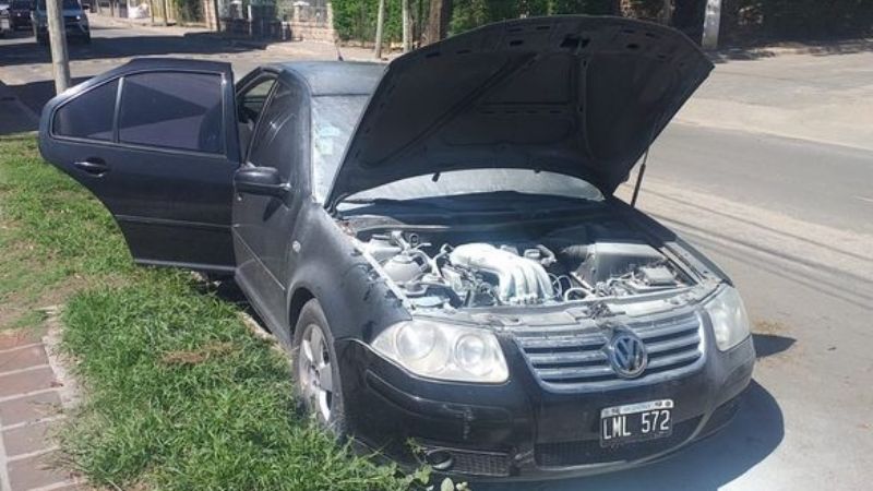 Se incendió un Bora