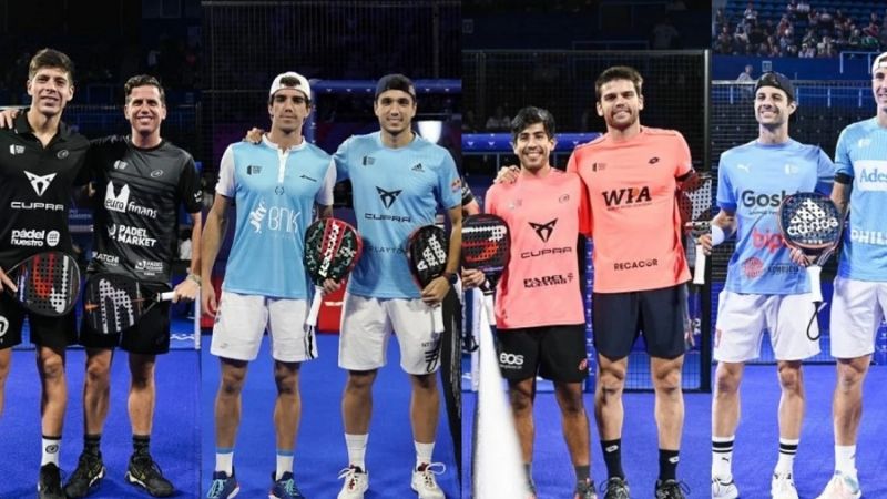 El padel mundial con nuevas duplas: Tapia con Coello