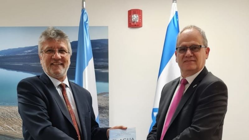 El senador Andrada se reunió con el Embajador de Israel y la Embajadora del Reino Unido