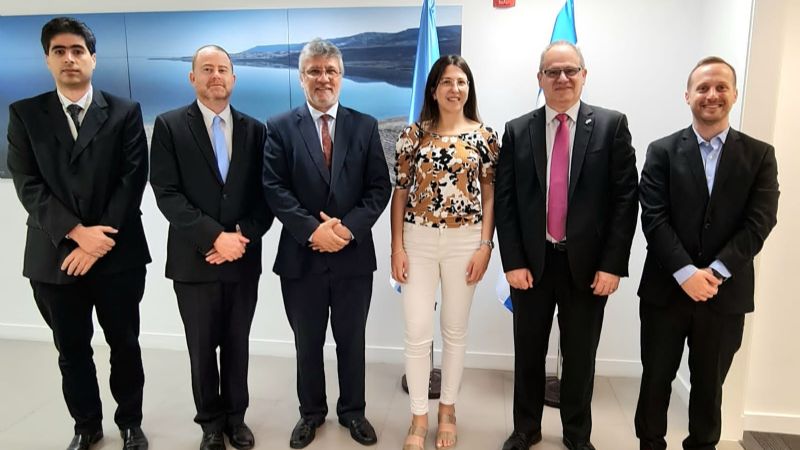 El senador Andrada se reunió con el Embajador de Israel y la Embajadora del Reino Unido